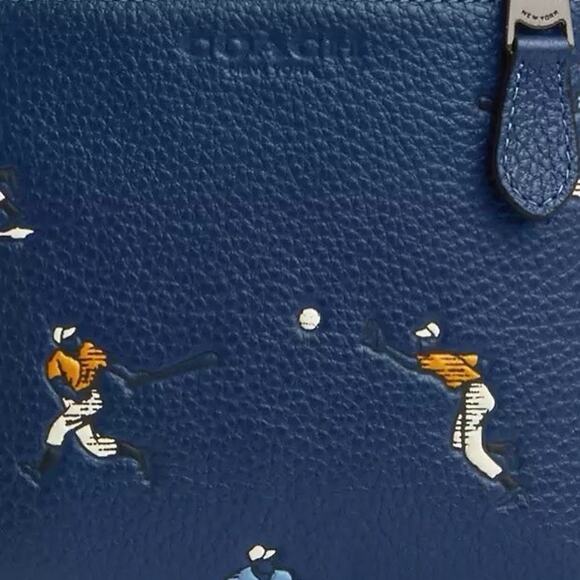 NWT Coach MEN'S West Pack With Star/Baseball Print CAX48 Deep Blue Multi - Picture 9 of 10